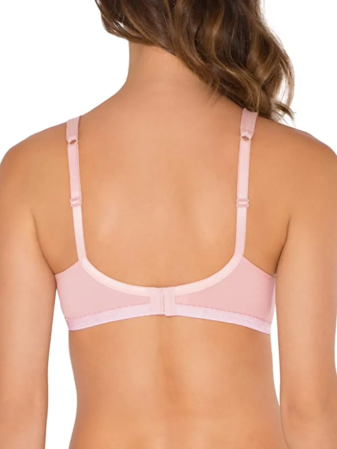 New Fruit of the Loom Womens Cotton Stretch Extreme Comfort Bra, Bittersweet Pink, Sz 36D!