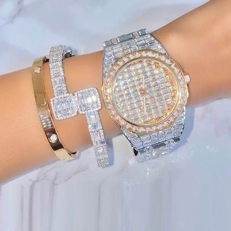 New Iced  Baguette AAA CZ Bangle