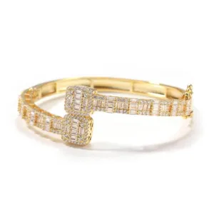 New Iced  Baguette AAA CZ Bangle