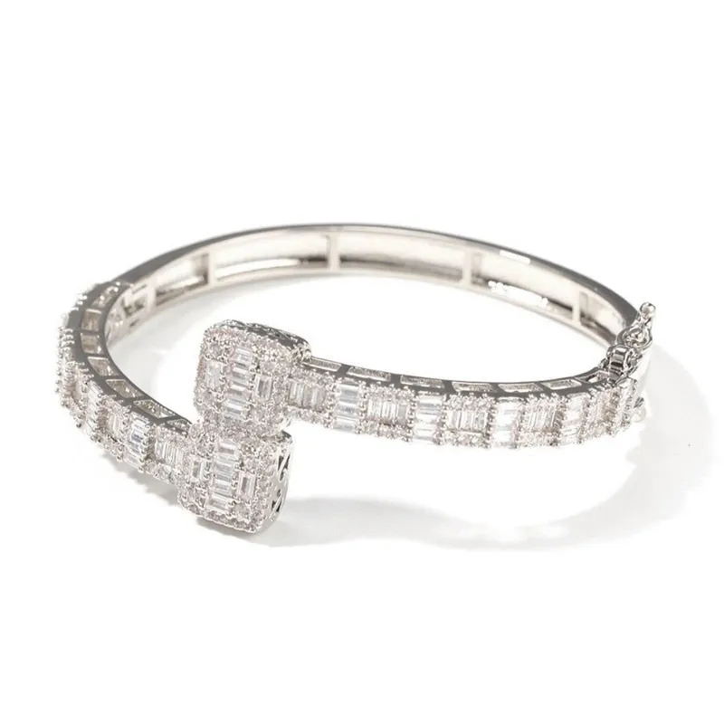 New Iced  Baguette AAA CZ Bangle