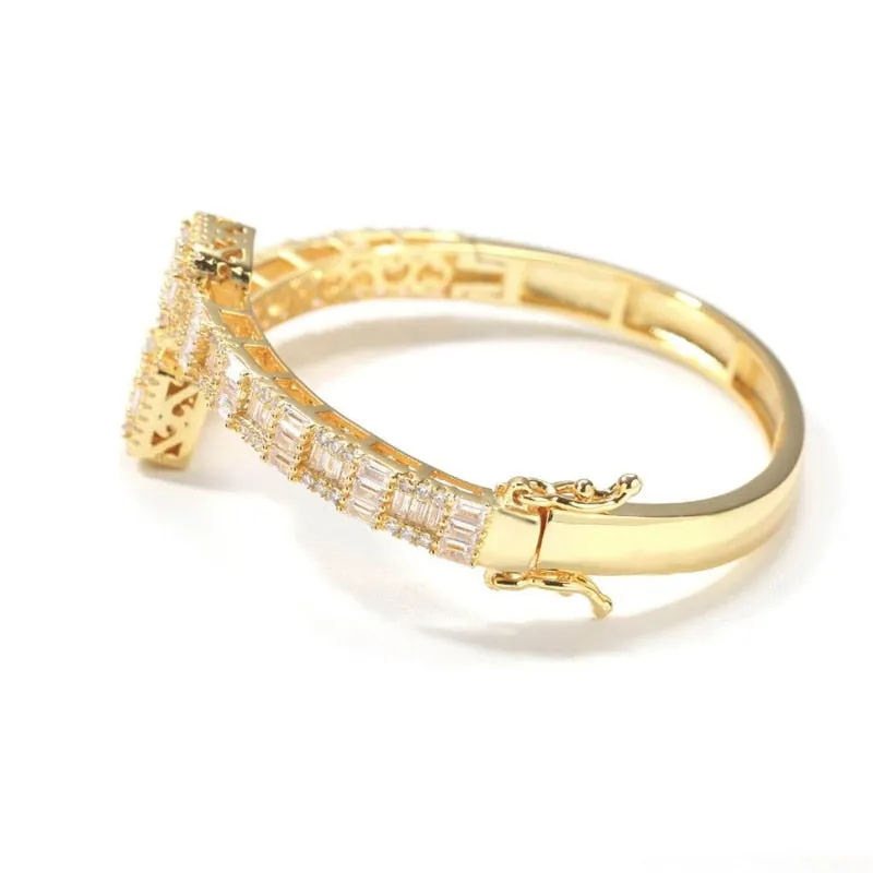 New Iced  Baguette AAA CZ Bangle
