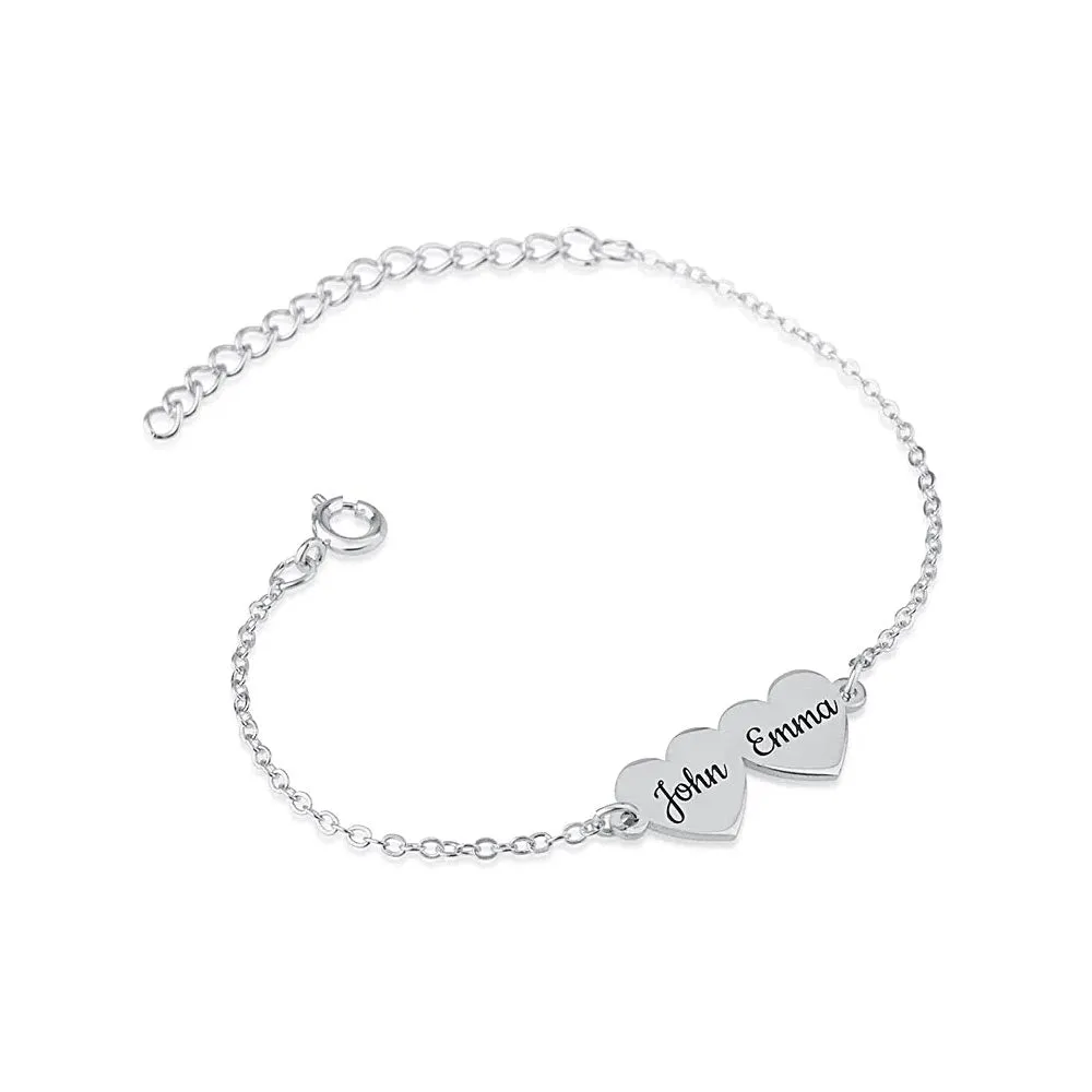 No-tarnish Medical Grade Titaium Shop Personalized Bracelets