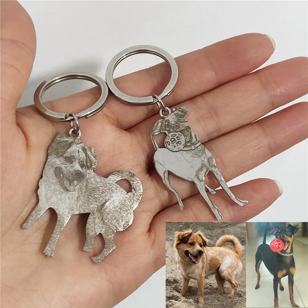 No-tarnish Medical Grade Titanium Steel Pet Photo Bracelet