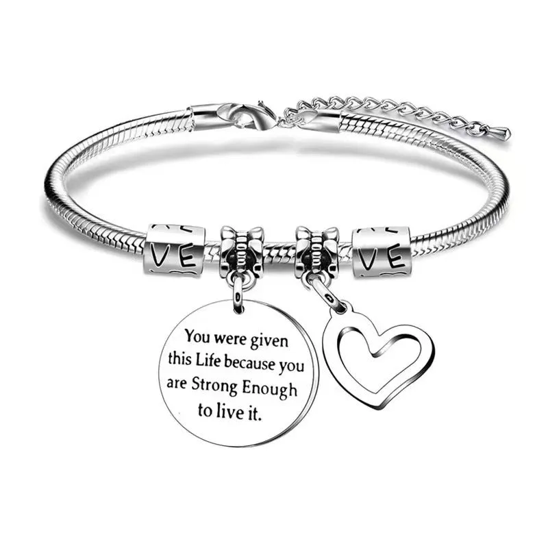 No-tarnish Medical Grade Titanium Steel Shop Personalized Bracelets