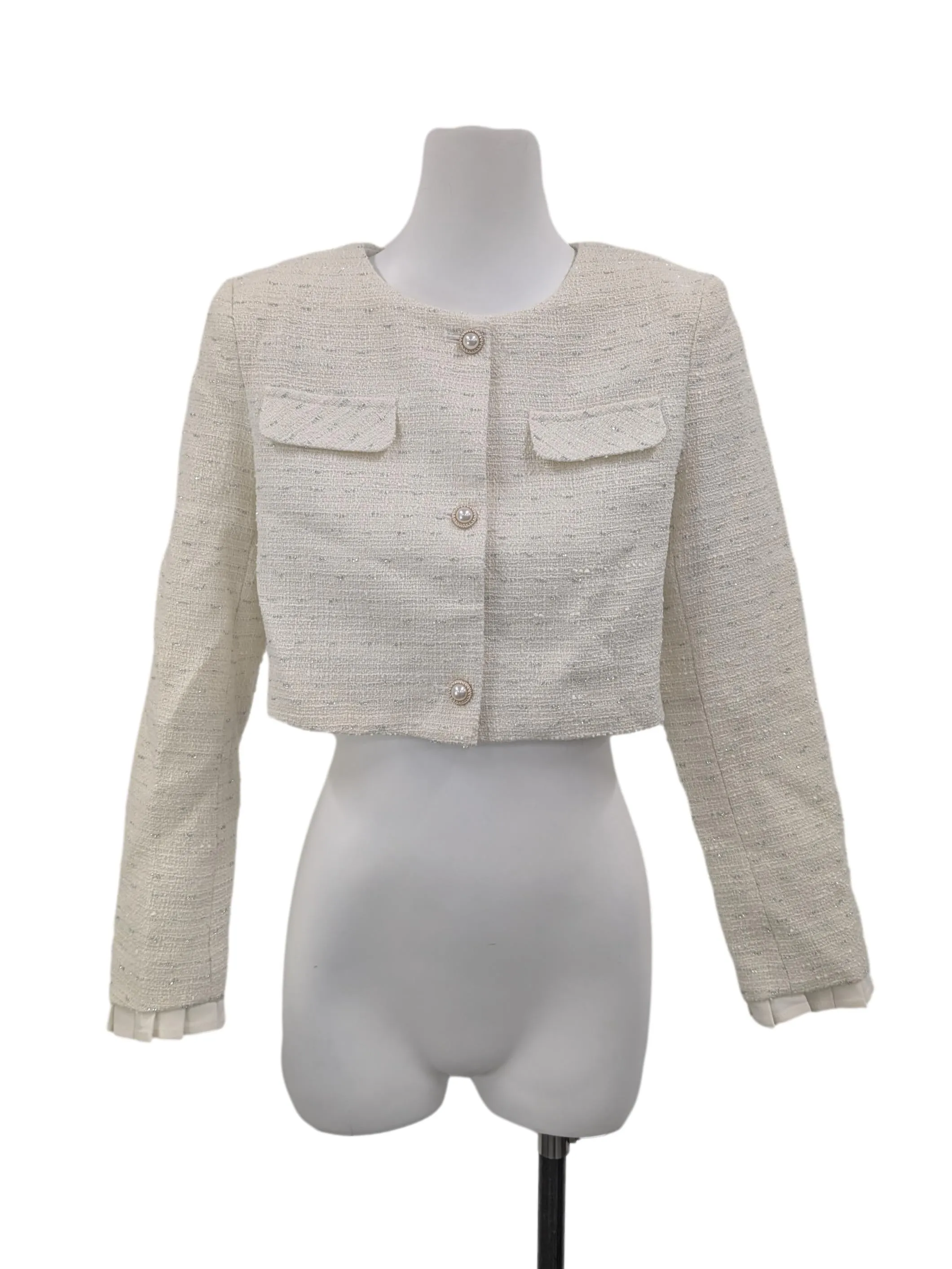 Off-White Buttoned Top