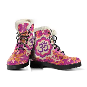 Ohm Mandala 2 Faux Fur Leather Boots