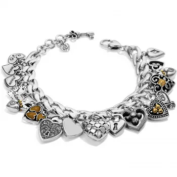 One Heart Charm  Bracelet JF7592