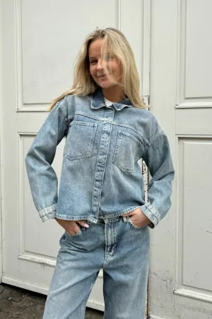ONLOlive Denim Jakke - Medium Blå Denim