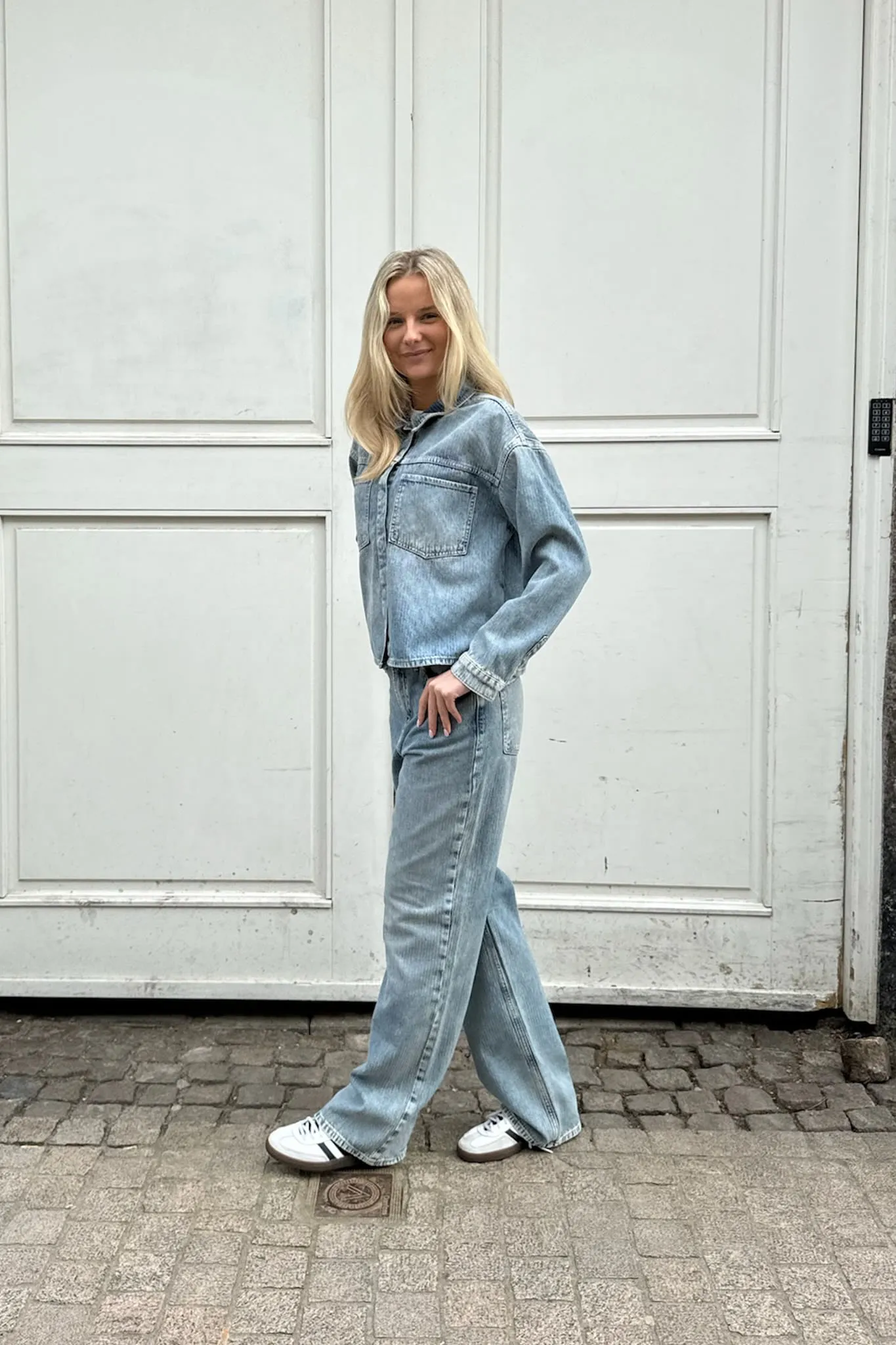 ONLOlive Denim Jakke - Medium Blå Denim