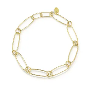 Oval and Circle Bracelet