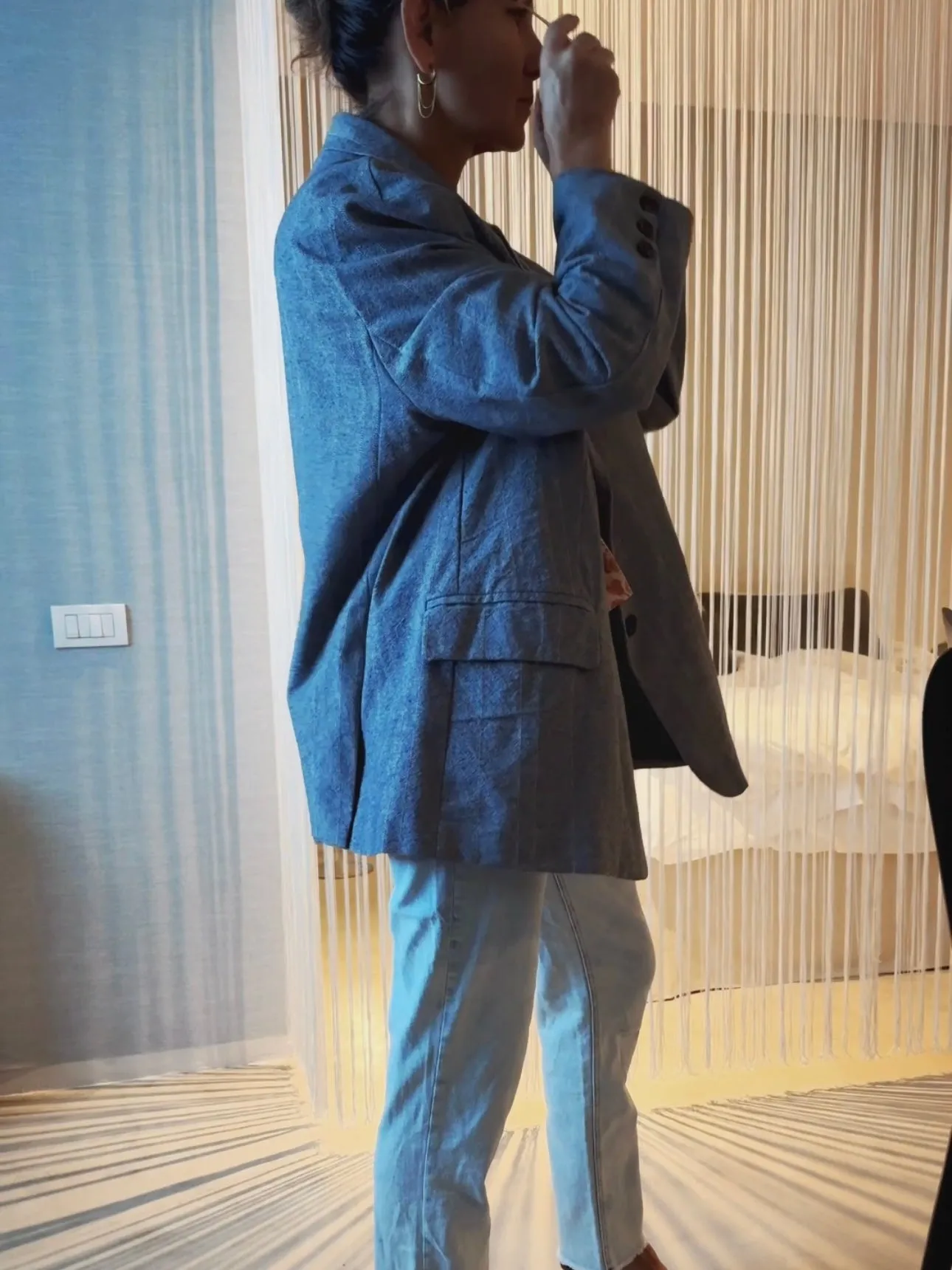 OVERSIZE BLAZER - GREY