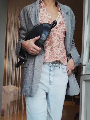 OVERSIZE BLAZER - GREY