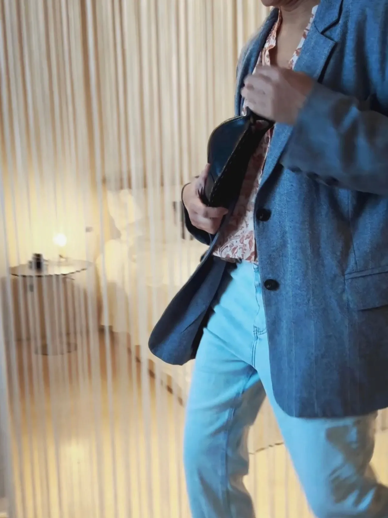 OVERSIZE BLAZER - GREY
