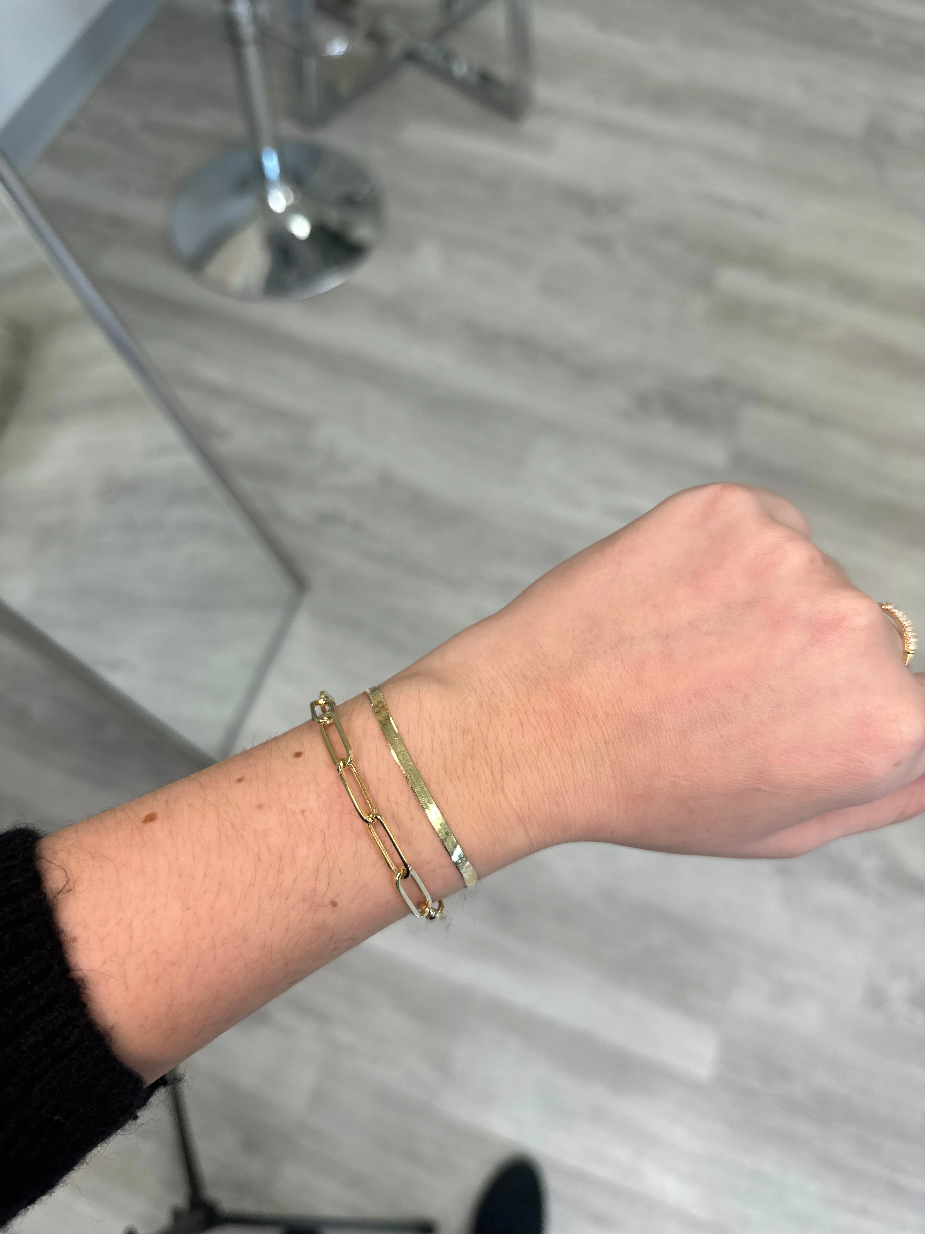 Paperclip Chain Bracelet