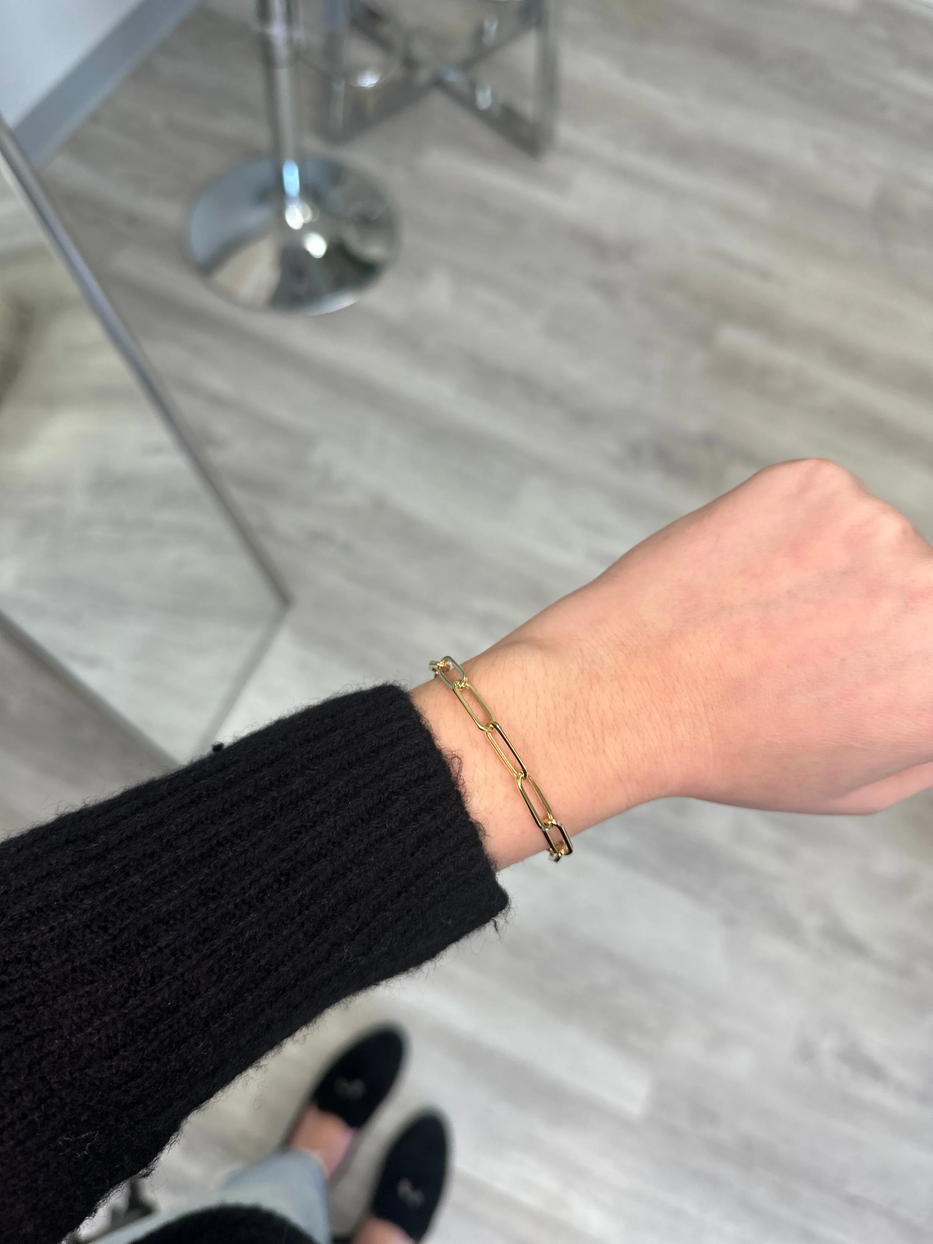 Paperclip Chain Bracelet