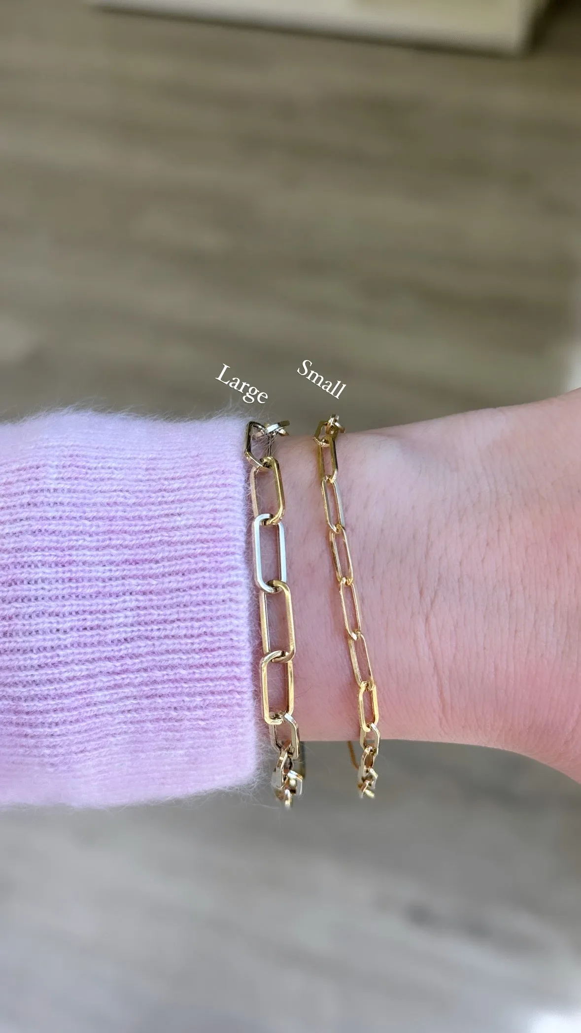 Paperclip Chain Bracelet