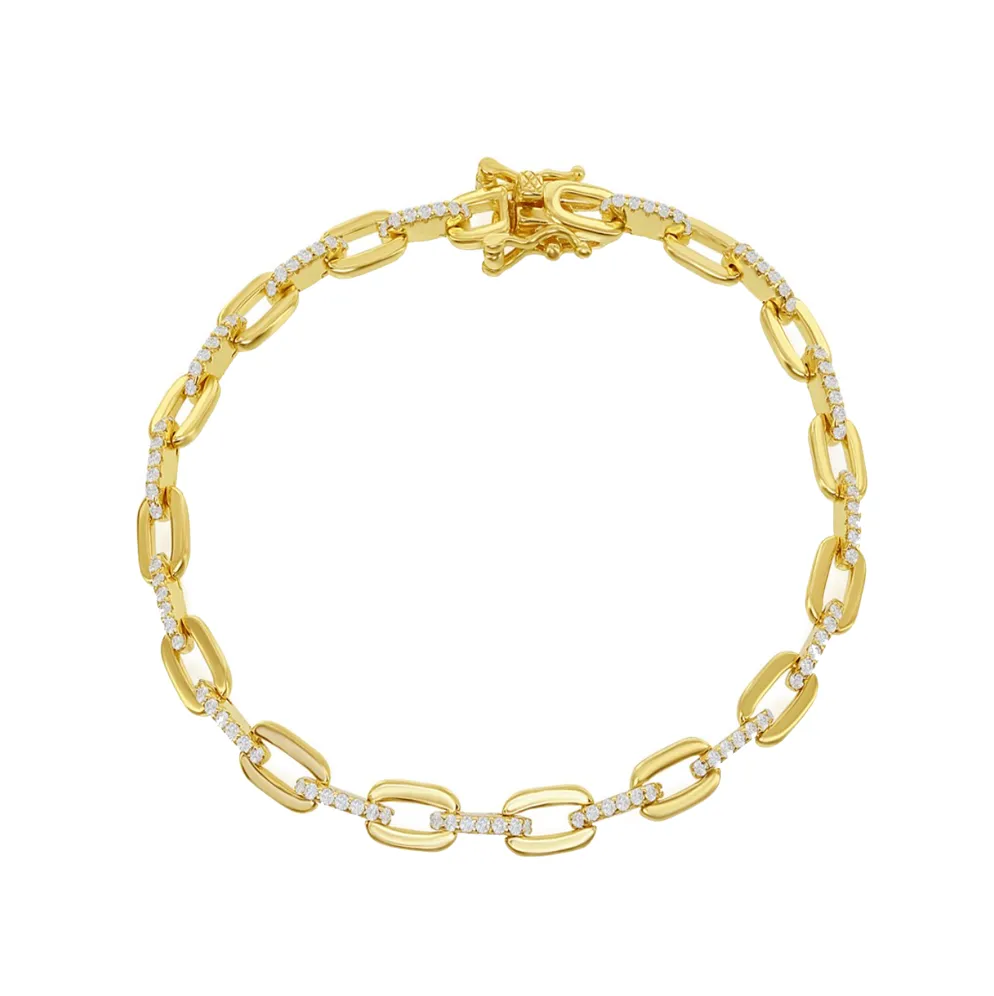 Paperclip Sparkle Bracelet