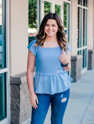 Parade Float Smocked Top
