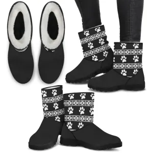 Paws Ladies Eco-Friendly Faux Fur Boots