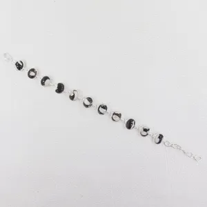 Peanut Wood Jasper Handmade Silver Bracelet Jewelry