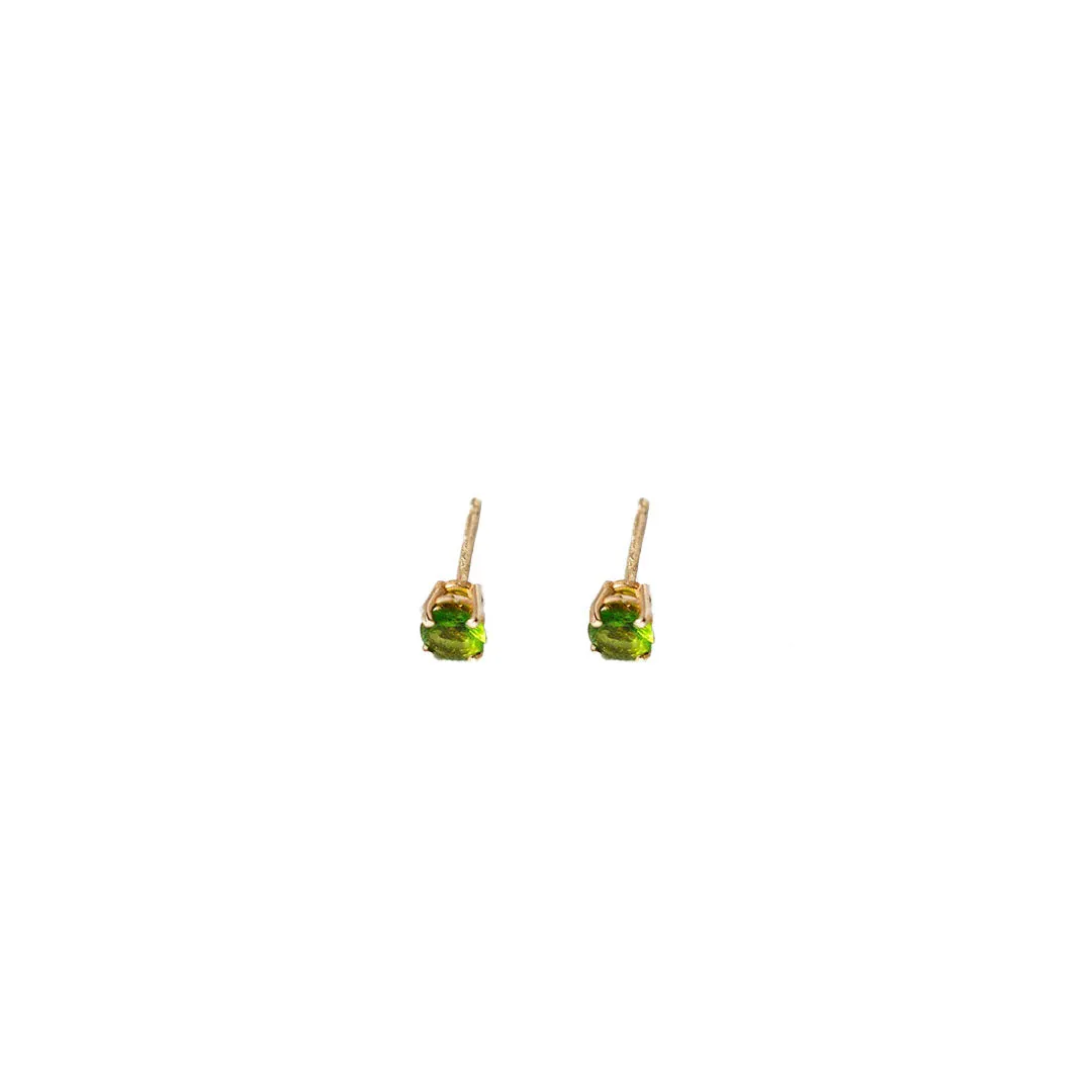 Peridot Studs
