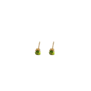 Peridot Studs