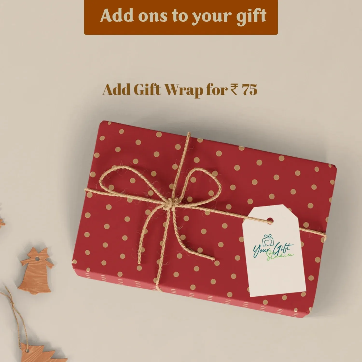 Personalized Couple's Combo : Mini Makeup Kit & Men's Wallet- Brown