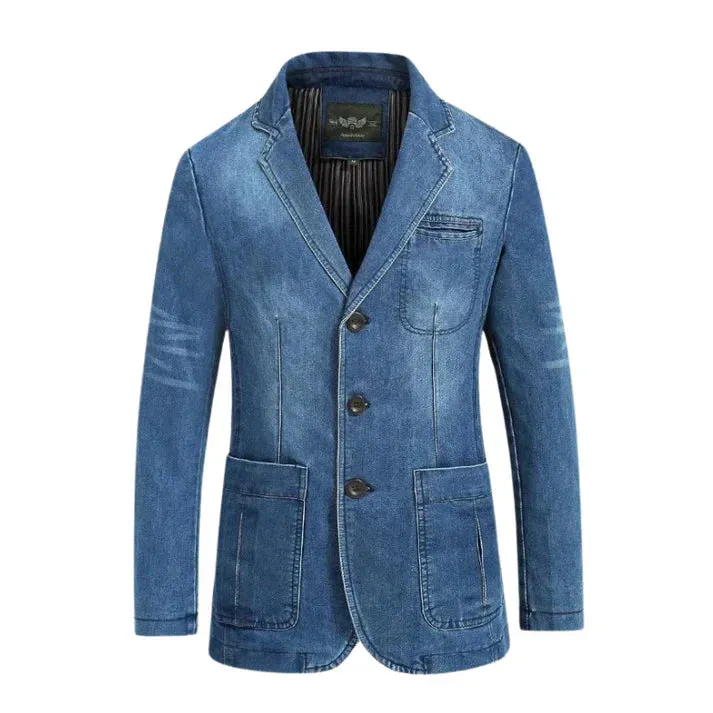 Peter: A Stylish Denim Blazer