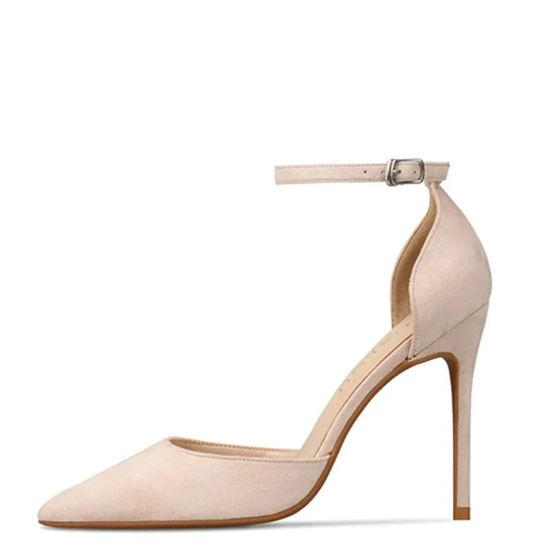 Petite Pointy Toe Ankle Strap Heels GS59