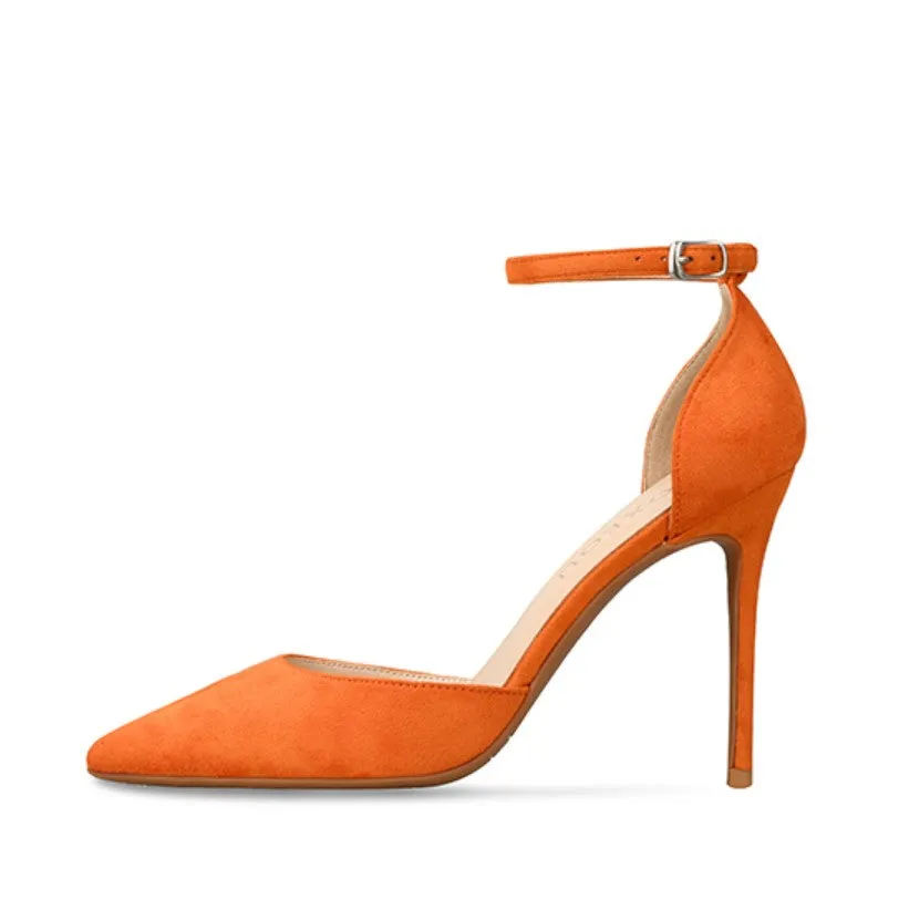 Petite Pointy Toe Ankle Strap Heels GS59