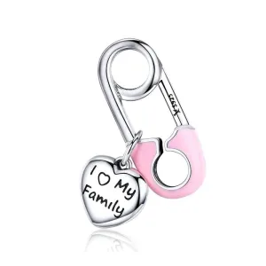 Pink Baby Pin Charm