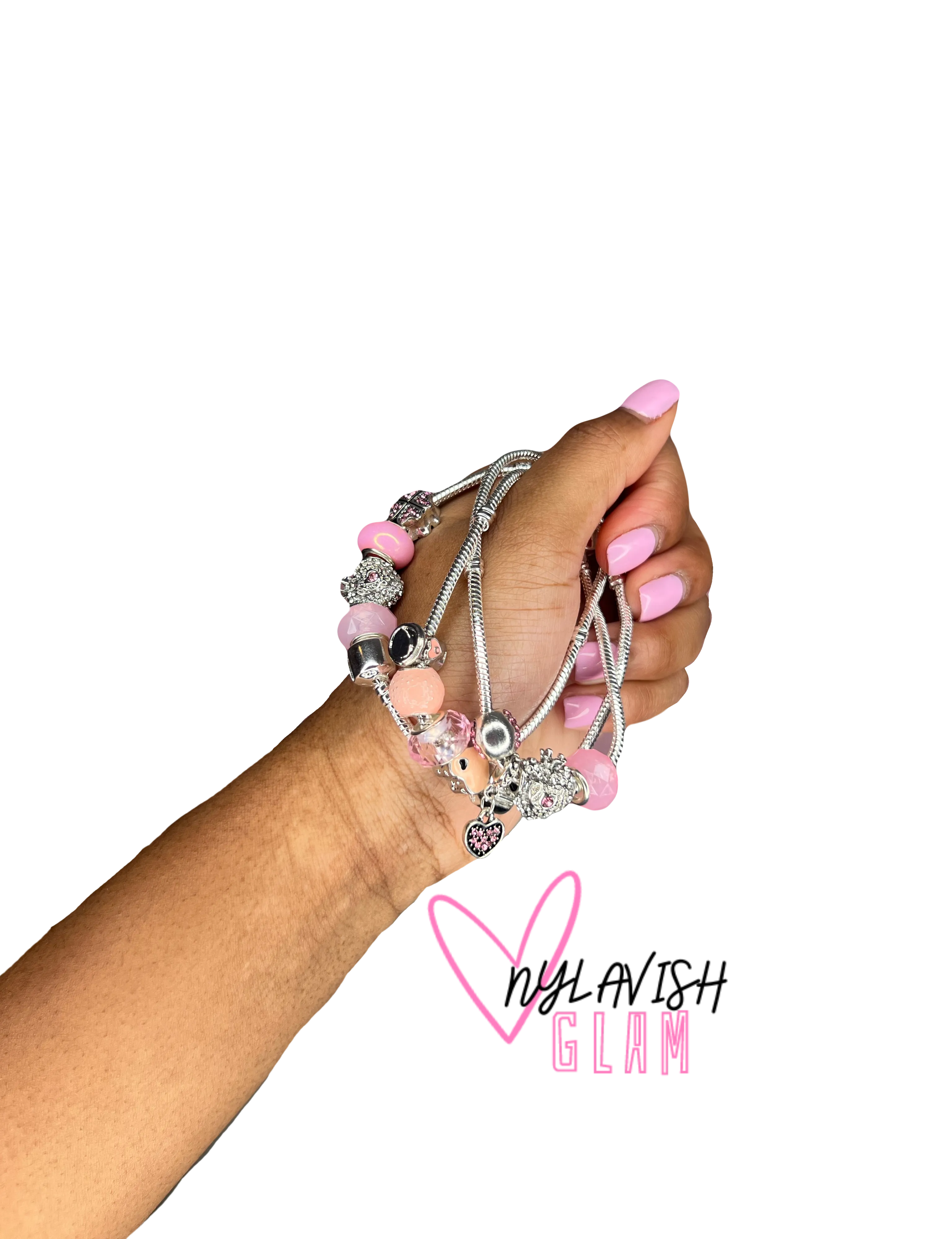 Pink Charm Bracelets