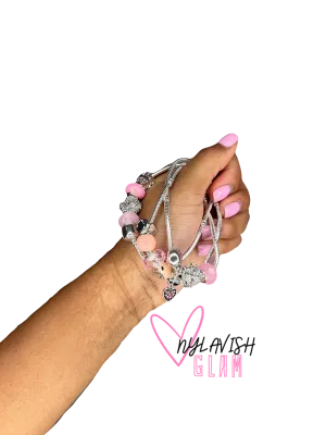 Pink Charm Bracelets