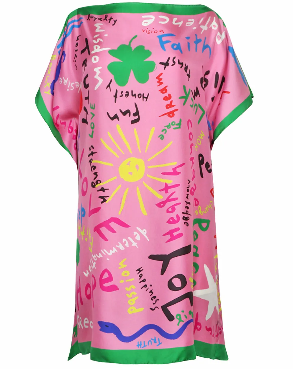 Pink Joy Hope Dream Kakanias Mini Kaftan