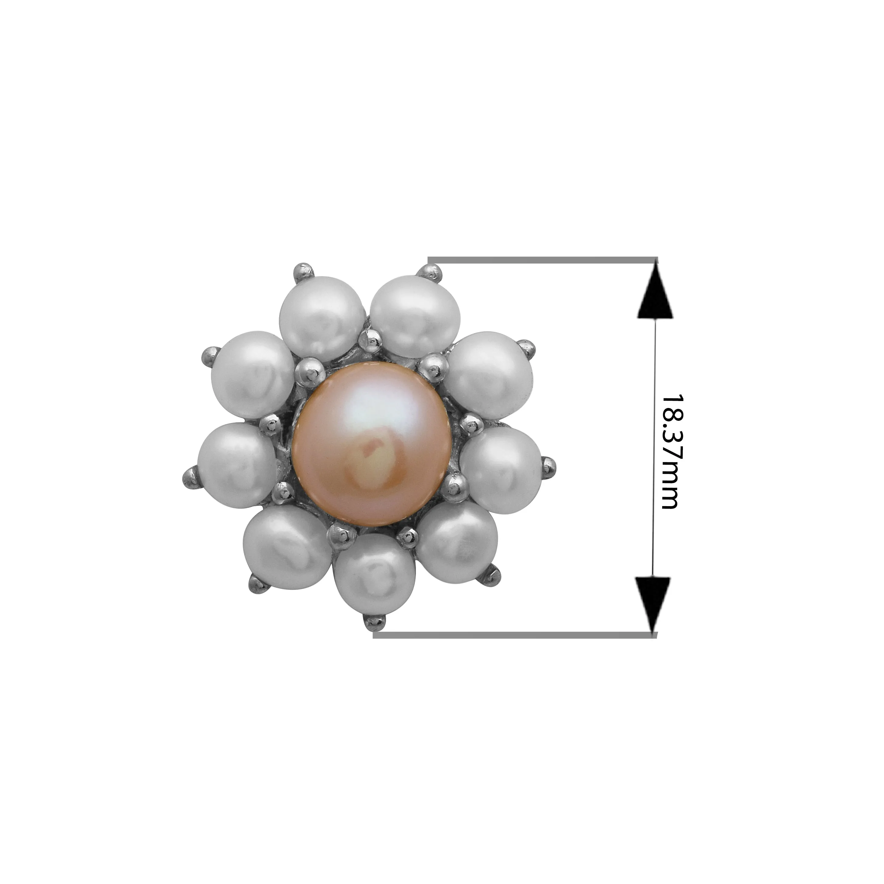 Pink Pearl Studs