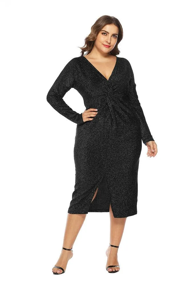 Plus Size Women Casual Maxi Dress