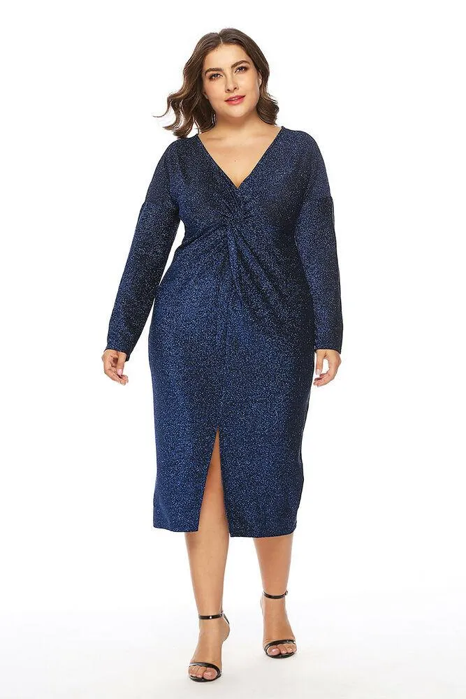 Plus Size Women Casual Maxi Dress