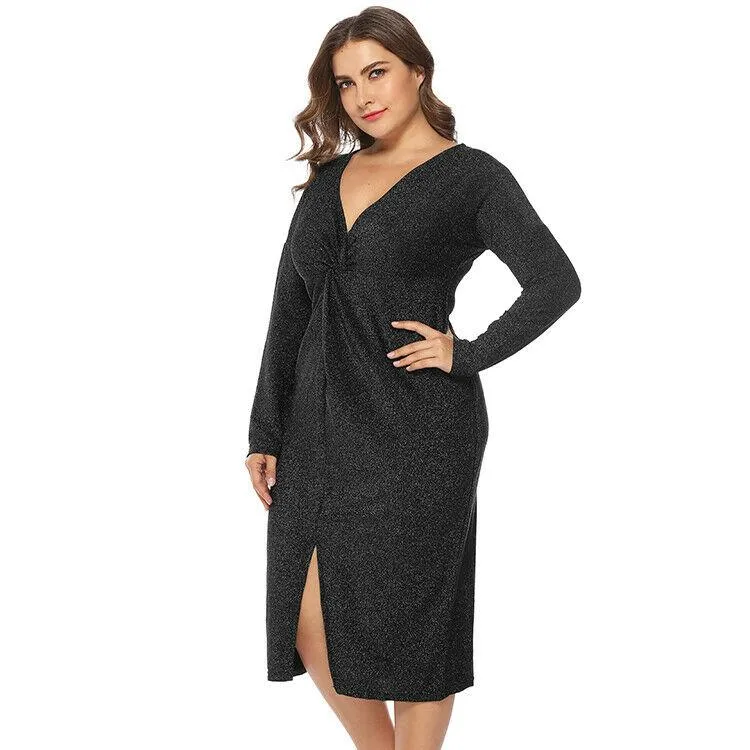 Plus Size Women Casual Maxi Dress