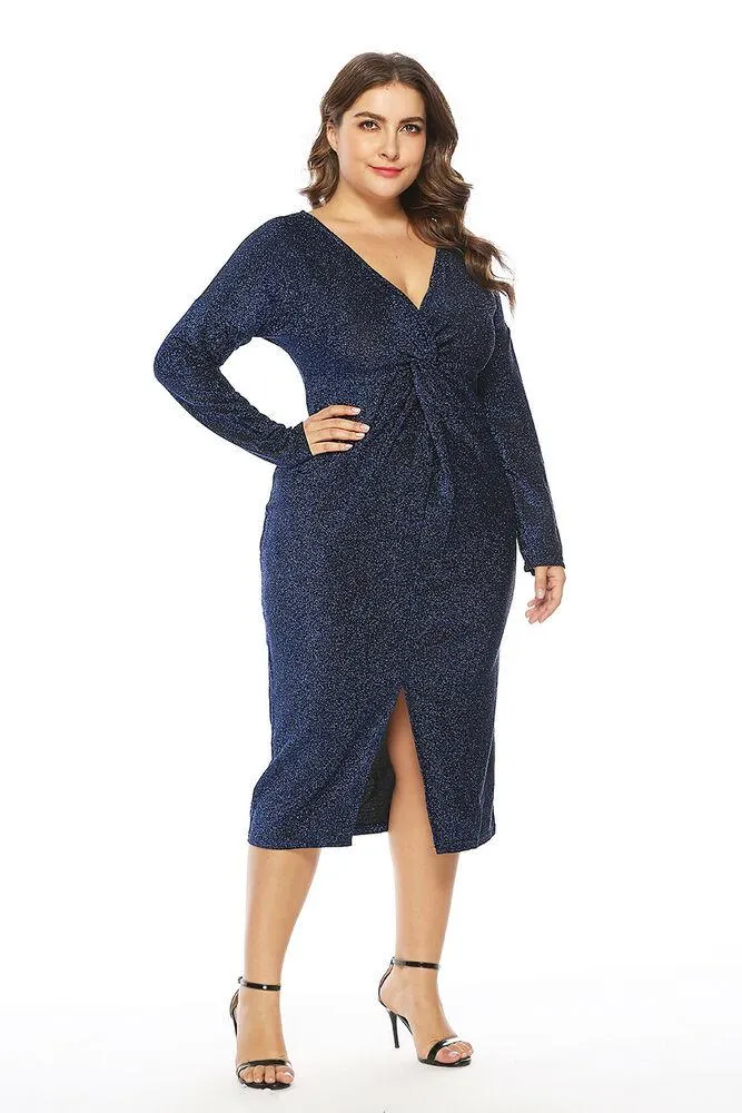 Plus Size Women Casual Maxi Dress