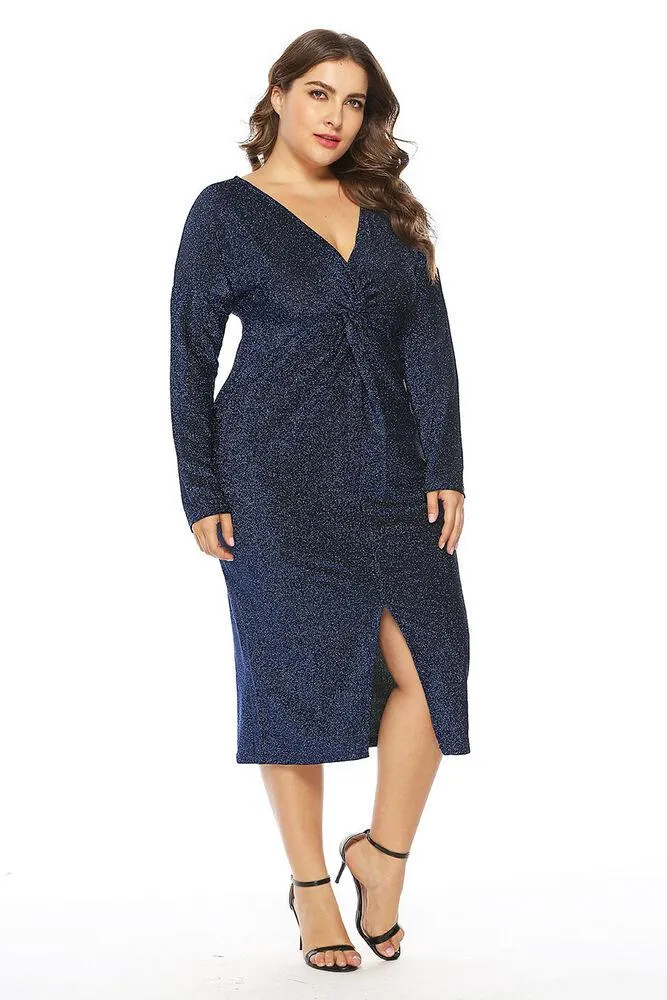 Plus Size Women Casual Maxi Dress