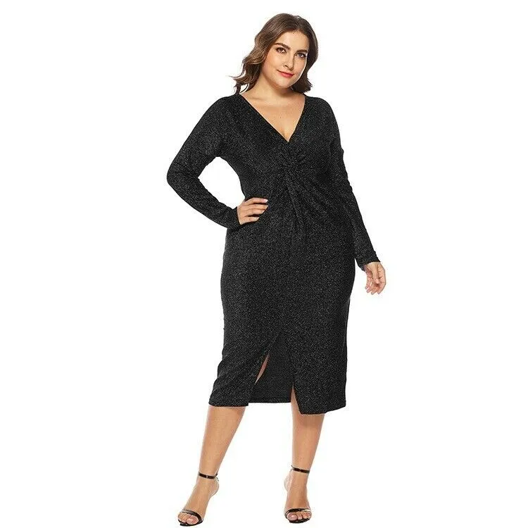 Plus Size Women Casual Maxi Dress