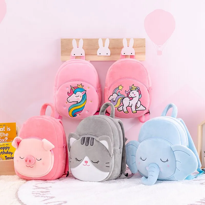 Plush Cute Children's School Bags