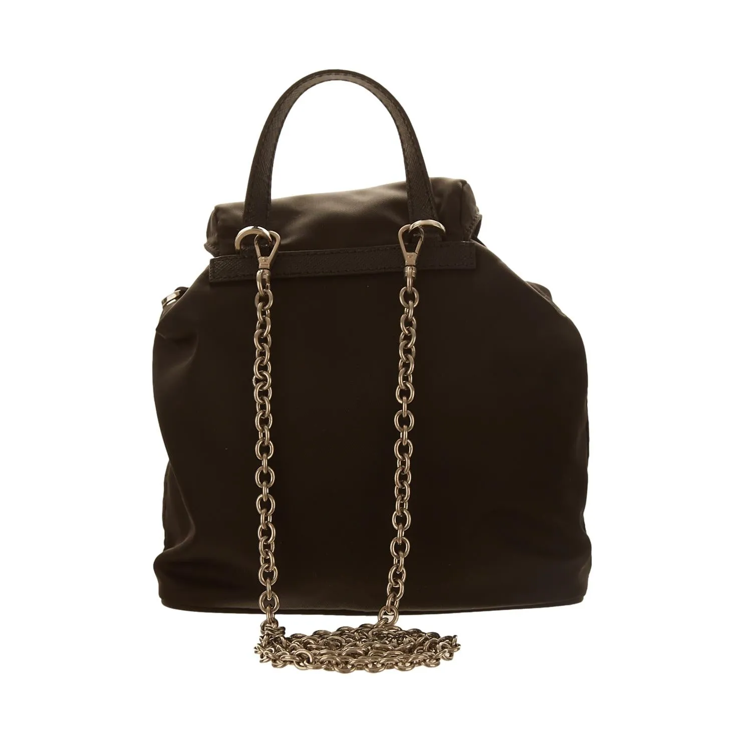 Prada Black Mini Crossbody Backpack
