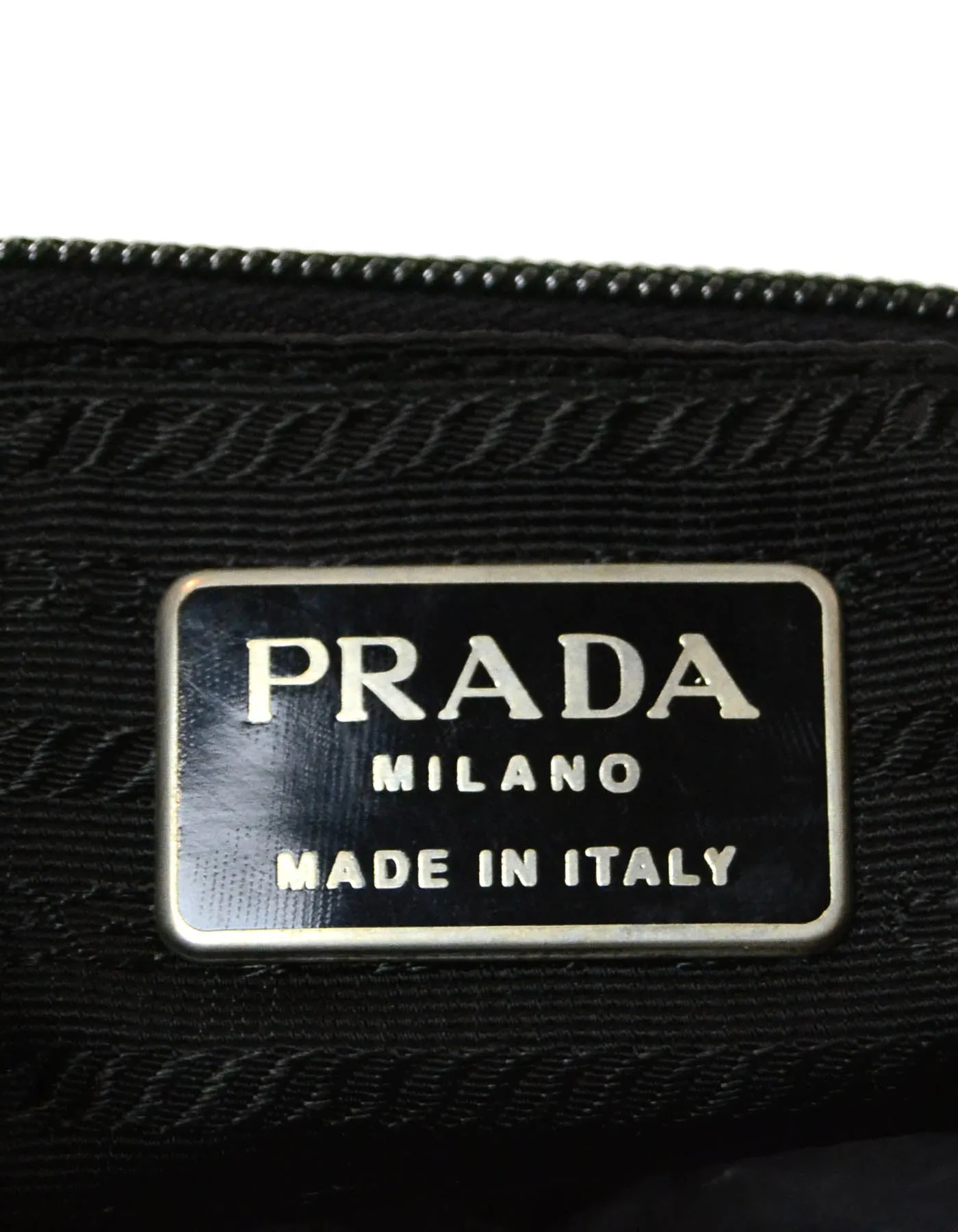 Prada Black Nylon Buckle Backpack Bag