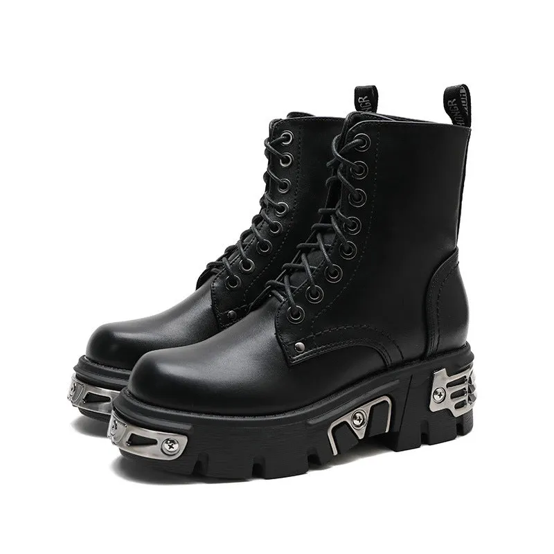 Punk Platform Ankle Boots
