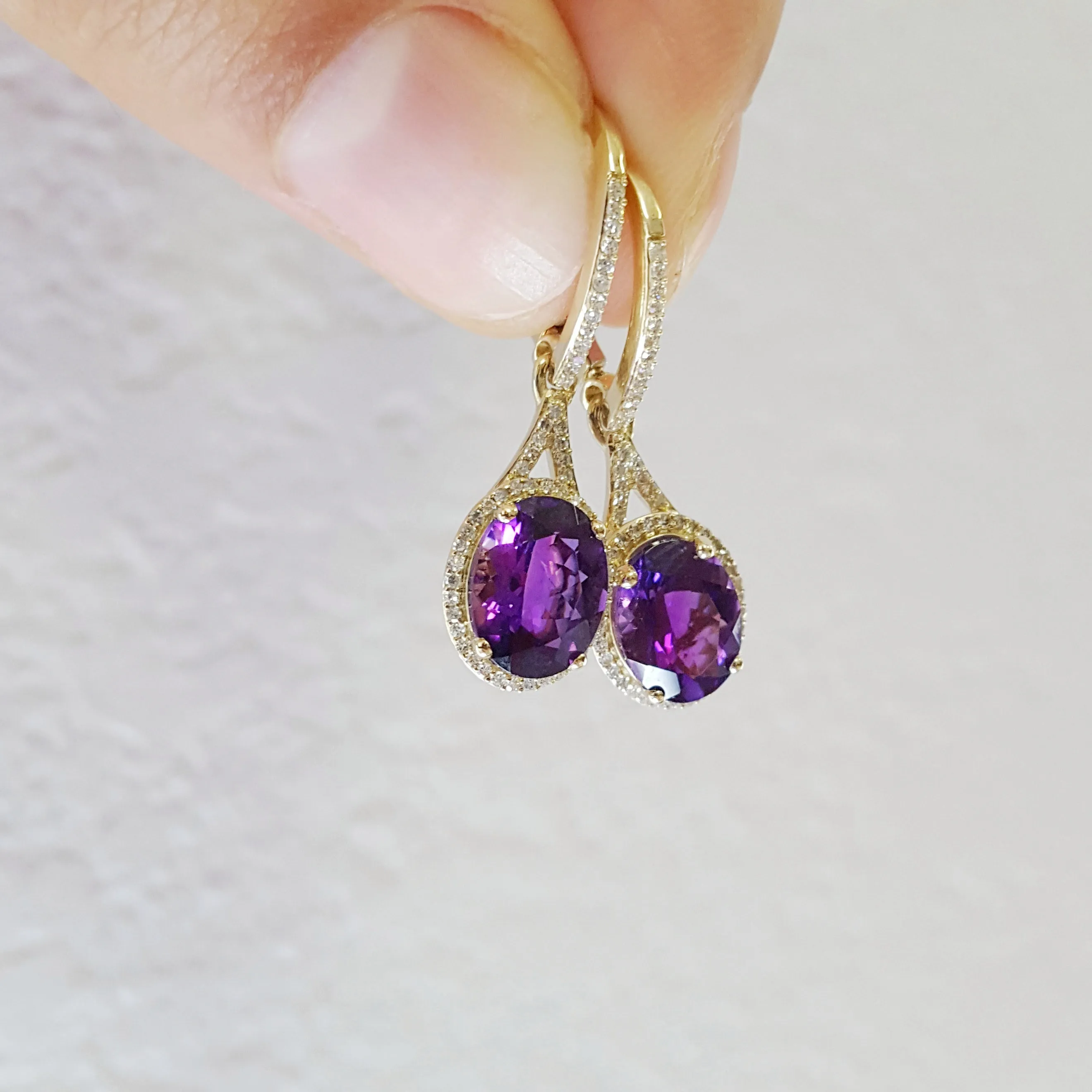 "Deserae" 14k Yellow Gold Earrings