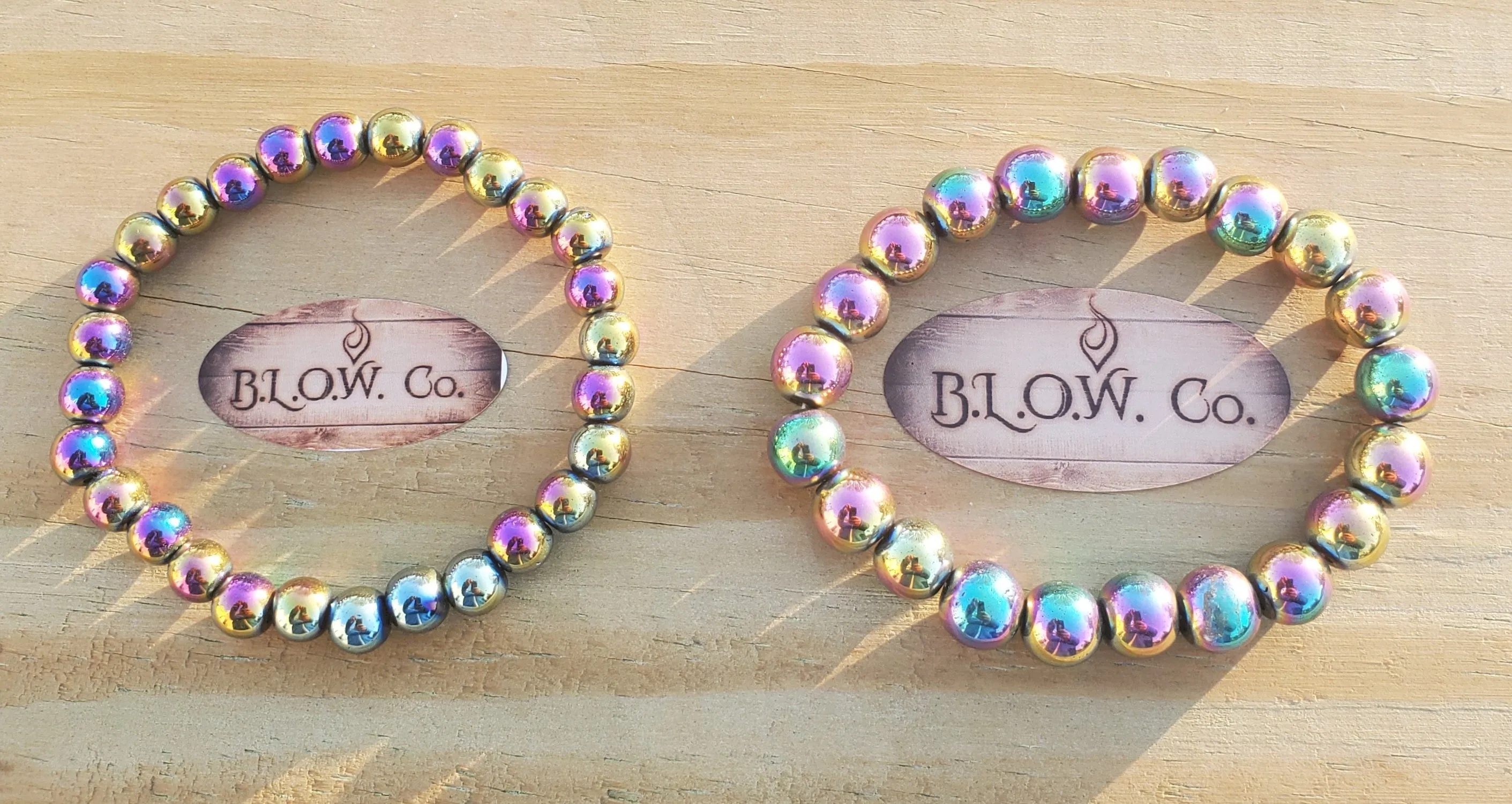 Rainbow Hematite Bracelets