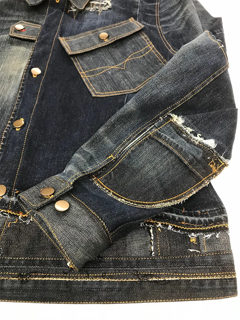 Reconstructed Denim Jacket