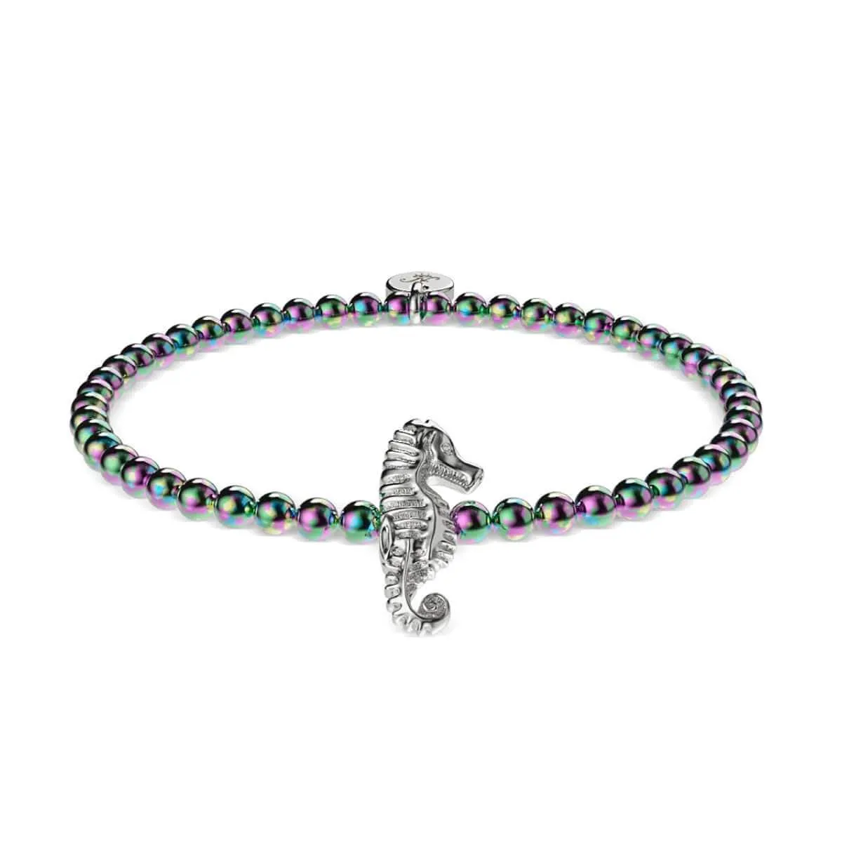 Reef | Unicorn Silver | Seahorse Charm Bracelet