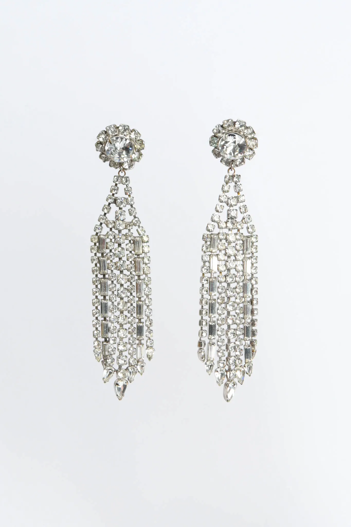 Rhinestone Chandelier Earrings